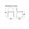Silla Bob XL trineo de Ondarreta. Sillas modernas.