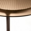 Mesa centro Cannage de Fiam con tapa de cristal. Mesas auxiliares modernas.