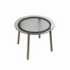 Mesa centro Cannage de Fiam con tapa de cristal. Mesas auxiliares modernas.