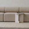 Mesa auxiliar Androgyne Acero de de Audo Copenhagen. Mesas modernas.