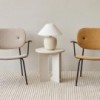 Mesa auxiliar Androgyne Acero de de Audo Copenhagen. Mesas modernas.