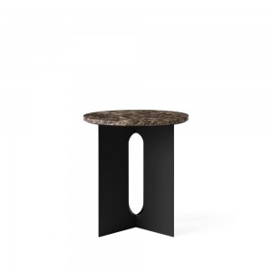 Mesa auxiliar Androgyne Acero de de Audo Copenhagen. Mesas modernas.