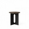 Mesa auxiliar Androgyne Acero de de Audo Copenhagen. Mesas modernas.