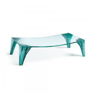 Mesa de centro Atlas de Fiam. Muebles de cristal. Mesas de centro de diseño.