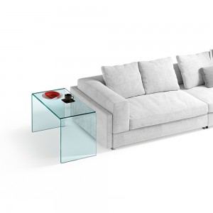 Mesa centro Rialto de Fiam. Muebles de cristal. Mesas de centro modernas.