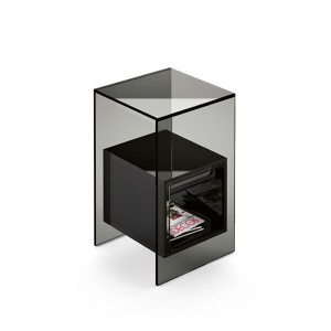Mesa auxiliar Magique de Fiam. Muebles de cristal. Mesas auxiliares modernas.