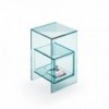 Mesa auxiliar Magique de Fiam. Muebles de cristal. Mesas auxiliares modernas.