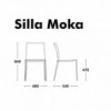 Silla Moka de Ondarreta. Sillas modernas.