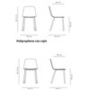 Silla Maarten plástico. Mobilario de diseño moderno ideal para interiores.