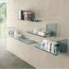 Estante Rialto L de Fiam. Muebles modernos italianos. Repisa de pared.