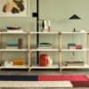 Estantería Woody Low de HAY para habitaciones infantiles.