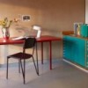 Mesa Two-colour de diseño moderna y elegante de Hay para instalaciones.