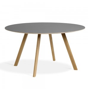 Mesa de madera moderna Copenhague CPH25 Round de HAY.