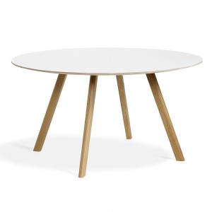 Mesa de madera moderna Copenhague CPH25 Round de HAY.