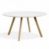 Mesa de madera moderna Copenhague CPH25 Round de HAY.