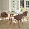 Mesa de madera moderna Copenhague CPH25 Round de HAY.