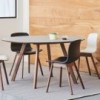 Mesa de madera moderna Copenhague CPH25 Round de HAY.