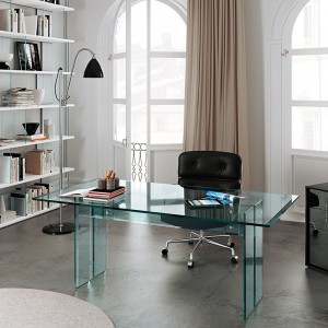 Escritorio LLT home office Fiam. Escritorios de diseño moderno para home office.