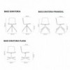 Silla Klip de Viccarbe. Mobilario de diseño moderno para contract. Tapizado