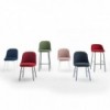 Taburete bar de diseño Aleta para espacios públicos de diseño Viccarbe.