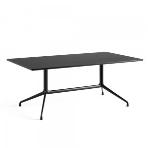 Mesa rectangular AAT 10 de madera y aluminio de Hay. Muebles de diseño.