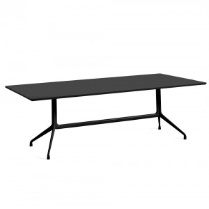 Mesa rectangular AAT 10 de madera y aluminio de Hay. Muebles de diseño.