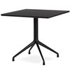 Mesa cuadrada AAT 15 de madera y aluminio de Hay. Muebles de diseño.