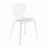 Silla compacta de diseño. Moderna Silla Ears en madera para interiores.