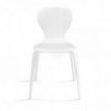 Silla compacta de diseño. Moderna Silla Ears en madera para interiores.