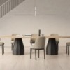 Silla Aleta base madera de Viccarbe.
