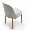 Silla Aleta base madera de Viccarbe.