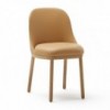 Silla Aleta base madera de Viccarbe.