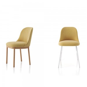 Silla Aleta base madera de Viccarbe.