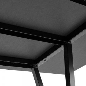 Mesa rectangular alta Loop Stand High Hay. Diseño moderno para interiores.