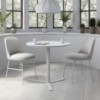 Silla con base metálica de diseño Aleta para espacios públicos de Viccarbe.
