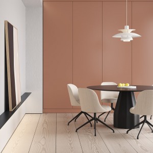 Silla giratoria metálica de diseño Aleta para espacios públicos Viccarbe.