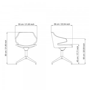 Silla ejecutivo Meraviglia MV4 de Luxy. Sillas giratorios para oficina.