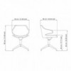 Silla ejecutivo Meraviglia MV4 de Luxy. Sillas giratorios para oficina.