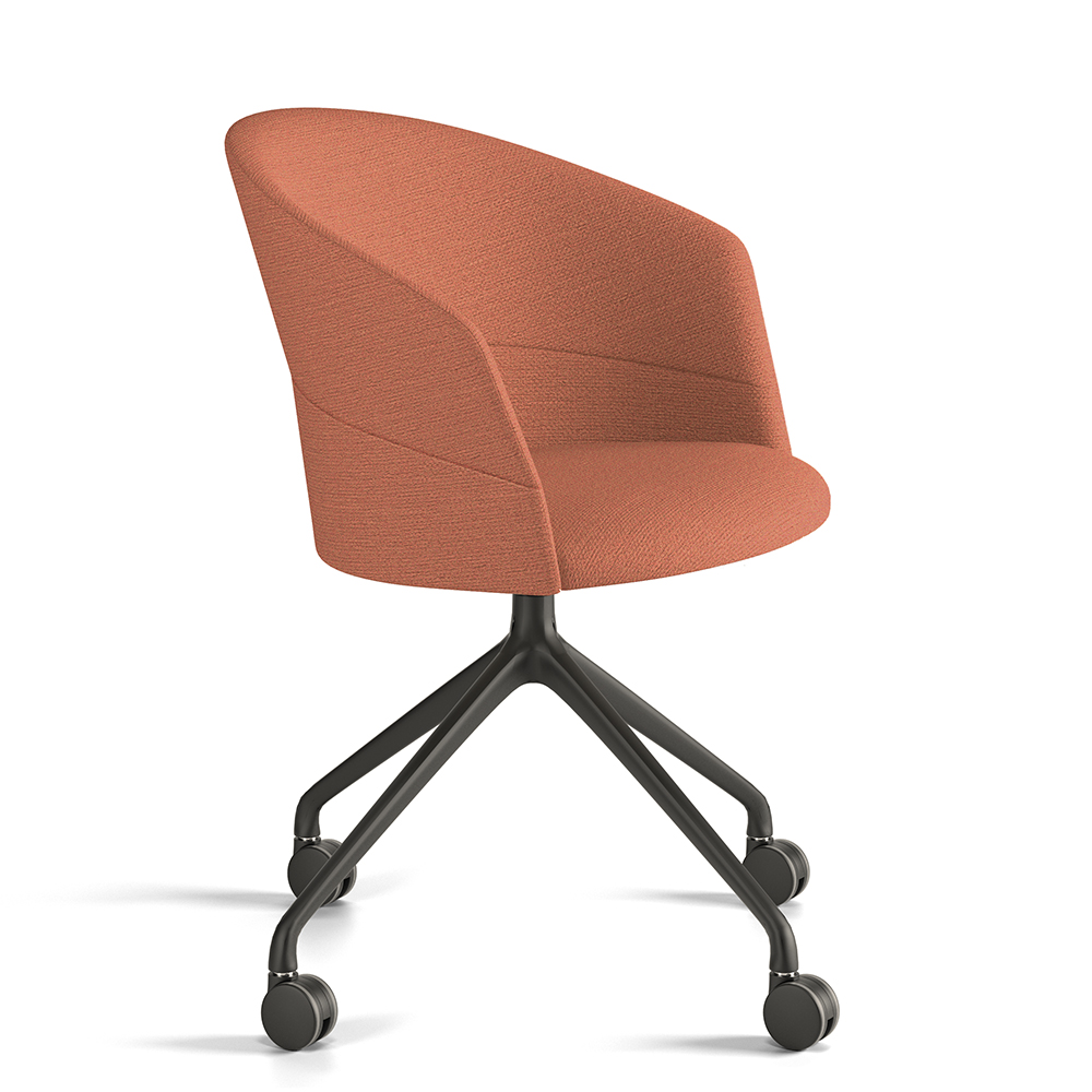 Sillón Copa ruedas Viccarbe base giratoria Viccarbe. Ideal para oficina.