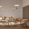 Butaca Funda con base metálica. Diseño ideal para espacios interiores.