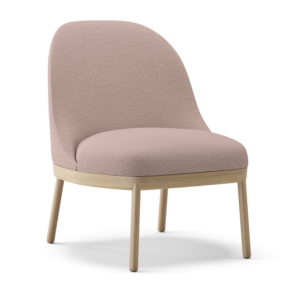 Butaca base madera de diseño Aleta para espacios públicos de Viccarbe.
