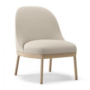 Butaca base madera de diseño Aleta para espacios públicos de Viccarbe.