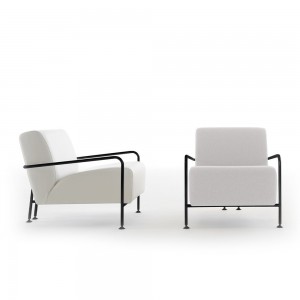 Butaca elegante Colubi de Viccarbe. Mobilario para espacios interiores.