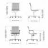 Silla ejecutivo Nulite 26090 de Luxy. Sillas de oficina. Sillas de diseño.