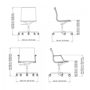 Silla ejecutivo Nulite 24090 de Luxy. Sillas de oficina. Sillas de diseño.