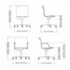 Silla ejecutivo Nulite 24090 de Luxy. Sillas de oficina. Sillas de diseño.