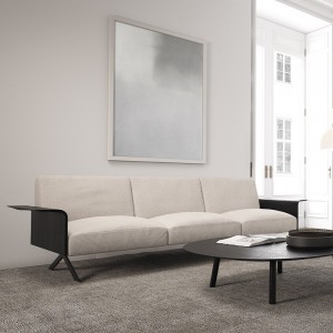Sofá elegante Sistema legs de Viccarbe. Mobilario para hogar y contract.