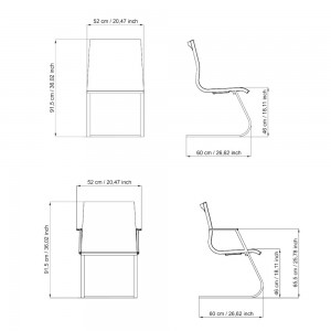 Silla ejecutivo Nulite 24080 de Luxy. Sillas de oficina. Sillas ejecutivas.