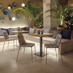 Silla Maarten tapizada. Diseño de mobilario moderno ideal para interior.