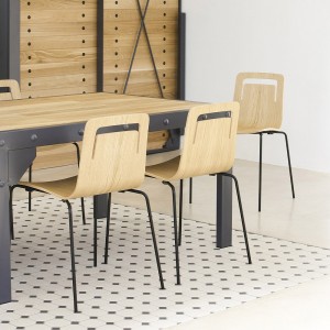 Silla Klip de Viccarbe. Mobilario de diseño moderno para contract.